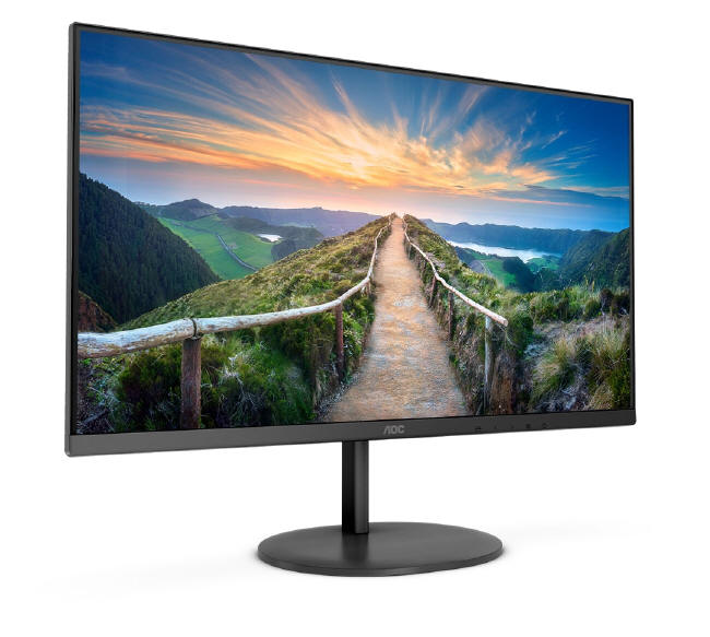 Smukłe monitory IPS z nowej serii AOC V4