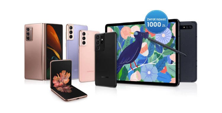 Promocja Samsung Cashback przy zakupie urządzeń Galaxy