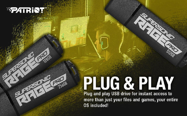 PATRIOT prezentuje Supersonic Rage Pro USB 3.2 Gen. 1
