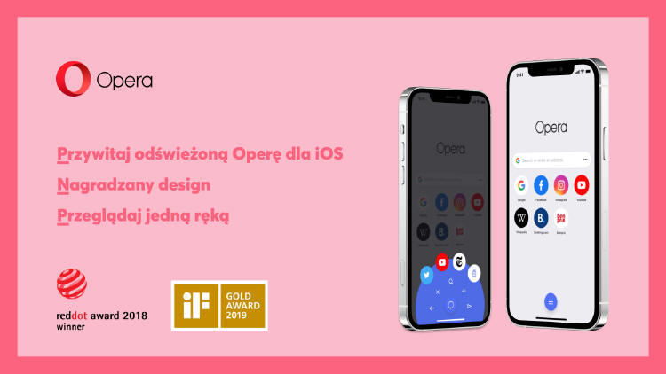 Opera Touch na iOS wituje swoje trzecie urodziny