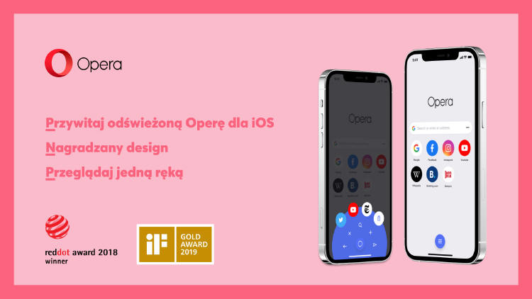 Opera Touch na iOS świętuje swoje trzecie urodziny