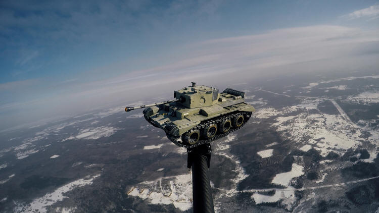 World of Tanks Blitz wystrzeliwuje czołg w kosmos