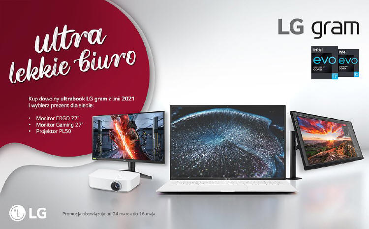 Ultrabooki LG gram 2021 już w Polsce