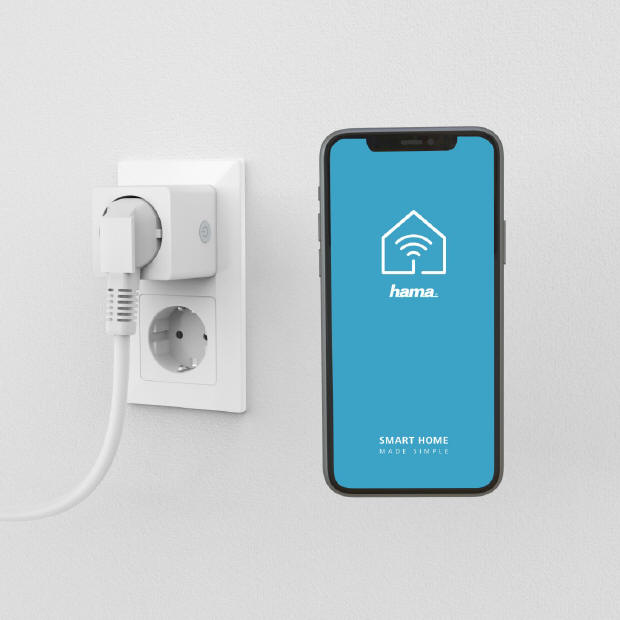 Steruj sprzętem elektrycznym z kanapy z gniazdem Wi-Fi Hama