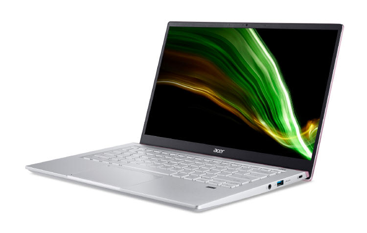 Acer Swift X z kart graficzn NVIDIA GeForce RTX 3050 Ti