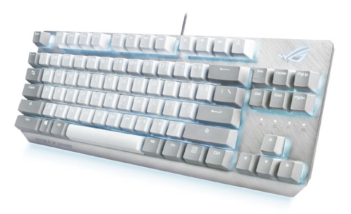 ASUS Republic of Gamers - akcesoria w kolorze Moonlight White