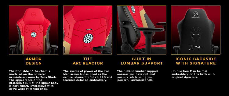 noblechairs HERO Iron Man Edition