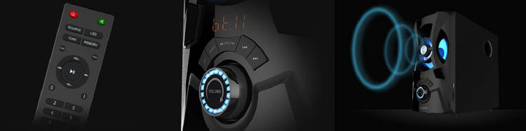 Creative SBS E2900 - Wielozadaniowy system głośnikowy 2.1