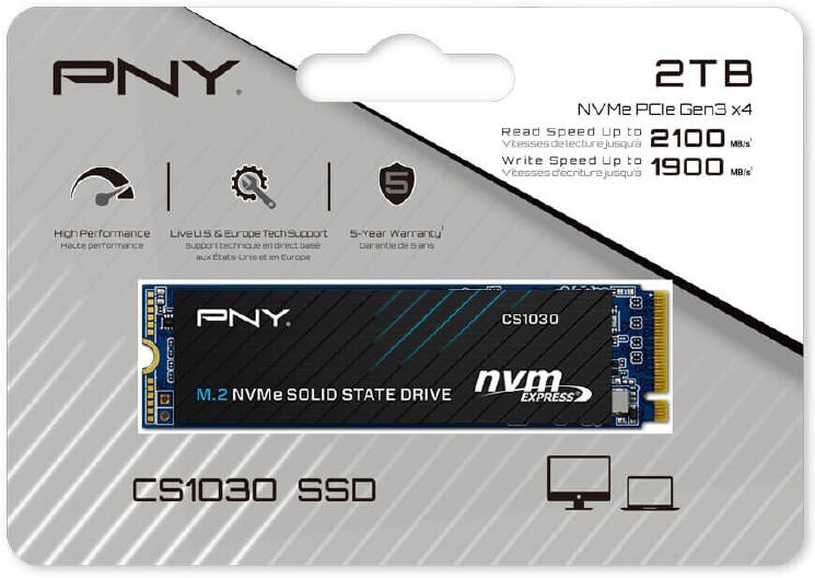 PNY - dyski SSD CS1030 M.2