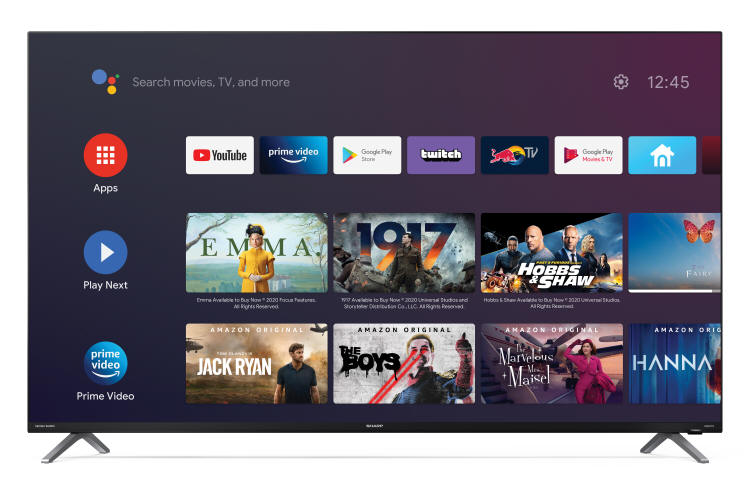 Sharp wprowadza nową linię telewizorów bezramkowych