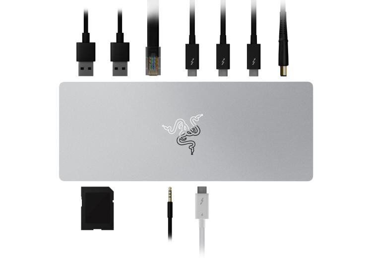 Razer - stacja dokująca Thunderbolt 4 oraz ładowarka GaN USB-C