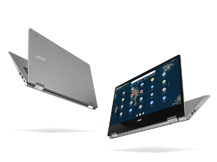 Nowe Chromebooki Acer z 14 i 15,6-calowym wyświetlaczem