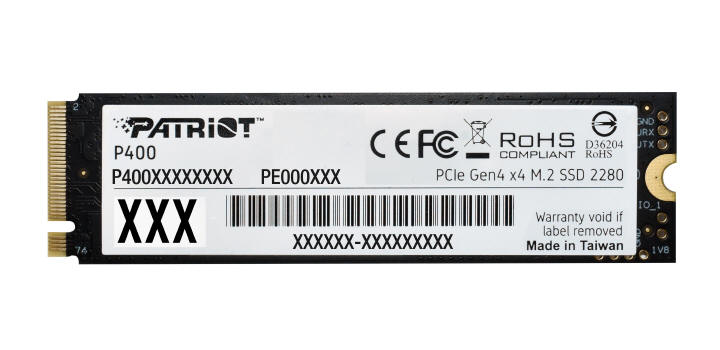 Patriot prezentuje nowy superszybki dysk SSD M.2 PCIe Gen4 x4 - P400