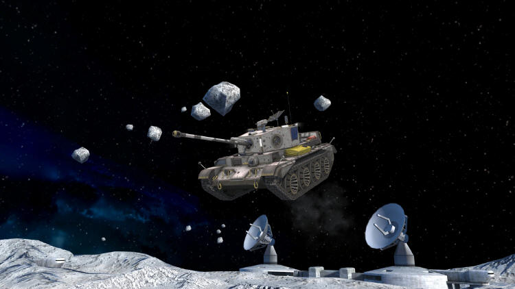 World of Tanks Blitz wystrzeliwuje czog w kosmos