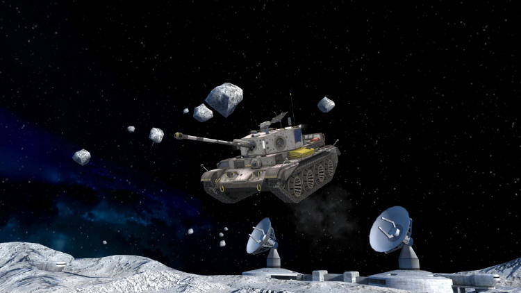 World of Tanks Blitz wystrzeliwuje czołg w kosmos