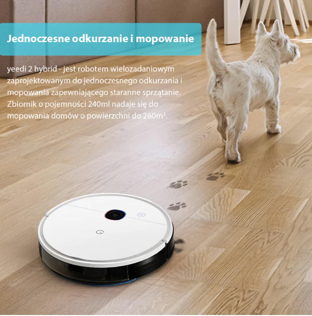 Promocja robotów sprzątajacych yeedi