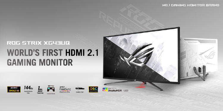 ASUS ROG Strix XG43UQ już w maju 2021 roku