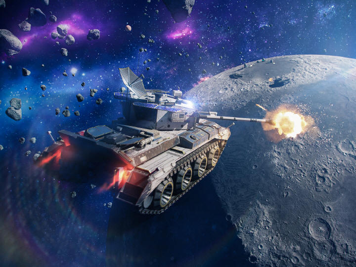 World of Tanks Blitz wystrzeliwuje czołg w kosmos