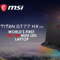 Obrazek Laptop MSI Titan GT77 HX z matryc 4K 144 Hz Mini-LED