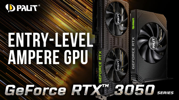 Palit prezentuje karty GeForce RTX 3050 Dual i StormX