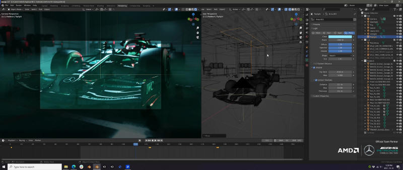Cycles w Blender 3.0 zyskuje dzięki AMD HIP