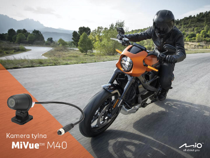 MIO MiVue M40 – kamera dla motocyklisty