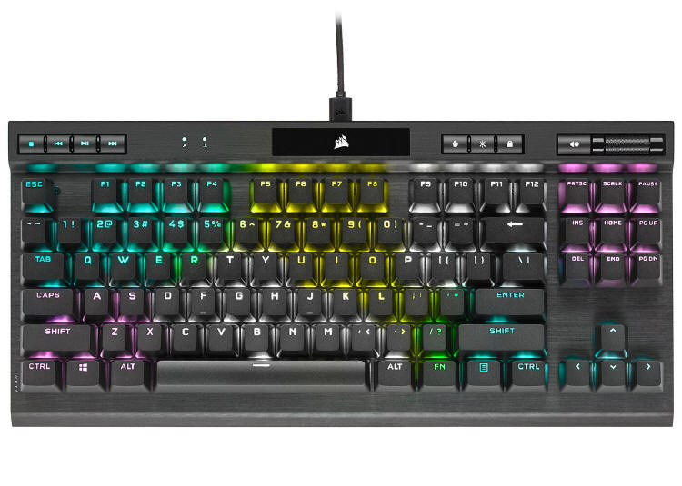 CORSAIR - optyczny mechanik K70 RGB TKL