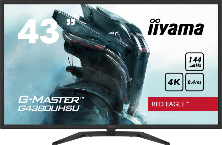 iiyama G-Master G4380UHSU-B1 Red Eagle - 43-calowy monitor 4K