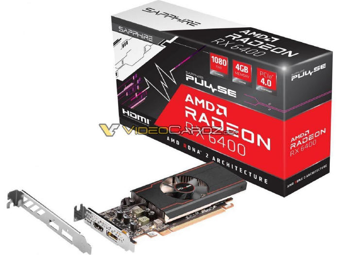 Sapphire Radeon RX 6400 PULSE Low Profile