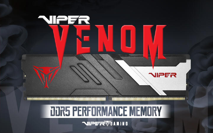 VIPER Gaming zapowiada moduły pamięci VIPER VENOM DDR5