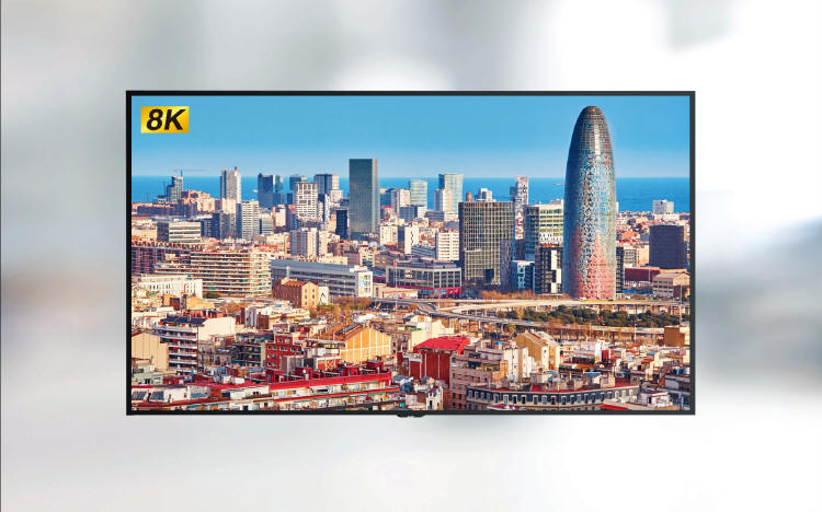 Sharp/NEC - 120-calowy monitor 8K z modułem Intel Smart Display Module