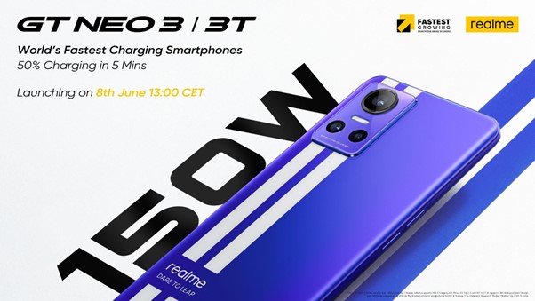 Realme GT NEO 3 - zadebiutuje w Europie 8 czerwca