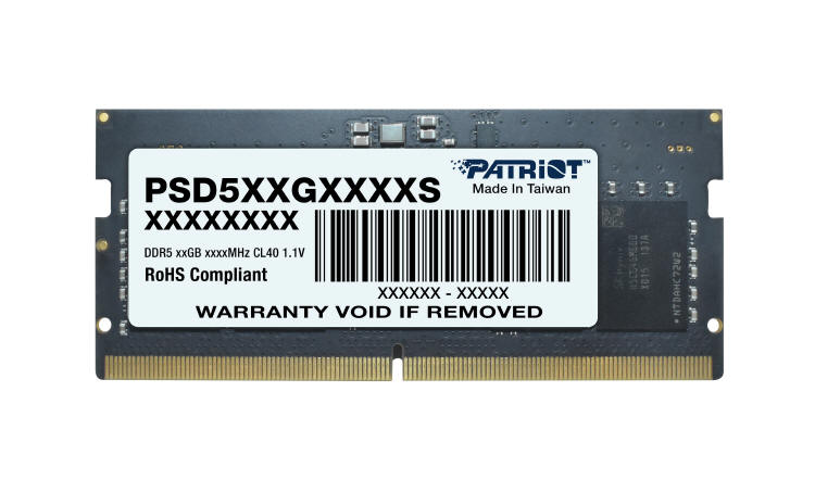 Patriot - nowe pamięci Signature DDR5 SODIMM