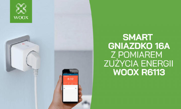 Woox R6113 - inteligentne gniazdko z pomiarem zużycia energii