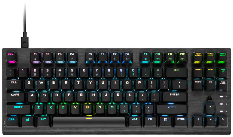 CORSAIR K60 PRO TKL z optycznymi przełącznikami klawiszy