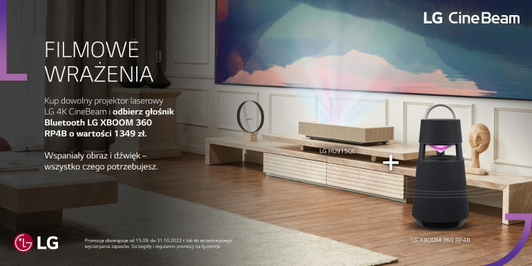 LG CineBeam - Kino z 120-calowym ekranem w Twoim domu