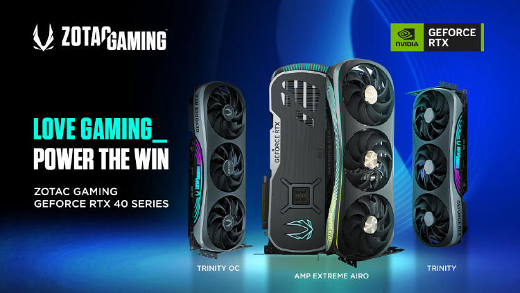 ZOTAC GAMING - karty graficzne serii GeForce RTX 40