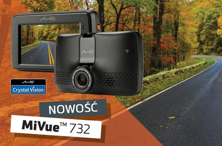 Mio MiVue 732 - rejestrator z jakością Full HD i zintegrowanym WiFi