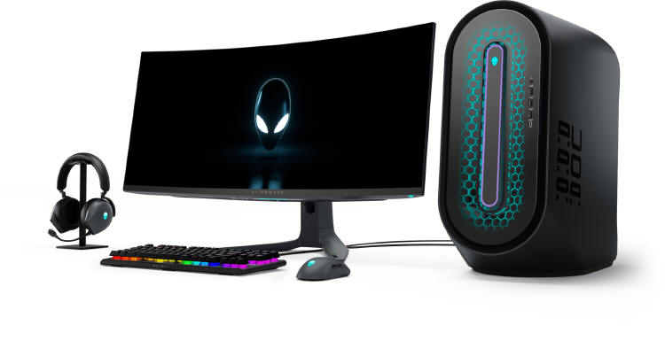Alienware - Aurora R15, klawiatura Tenkeyless oraz monitor QD-OLED