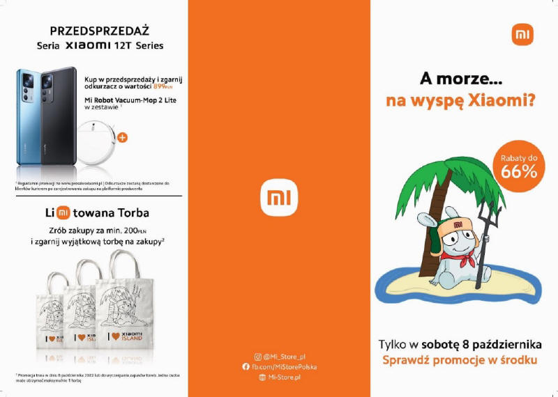 Xiaomi Island w Galerii Bałtyckiej - promocje na start