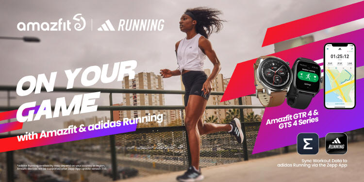 Amazfit - synchronizacja danych treningowych z aplikacją adidas Running