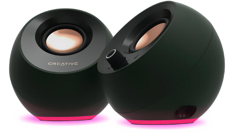 Creative Pebble Pro z Bluetooth 5.3 i konfigurowalnym oświetleniem RGB