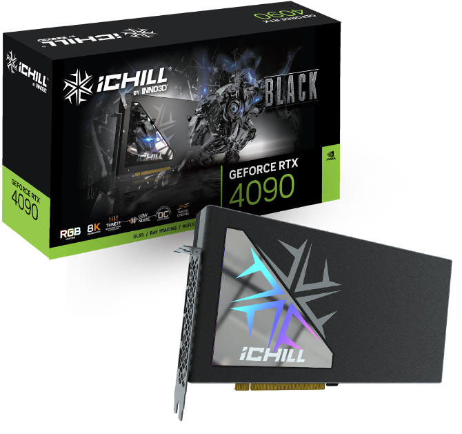 INNO3D GeForce RTX 4090 iCHILL BLACK