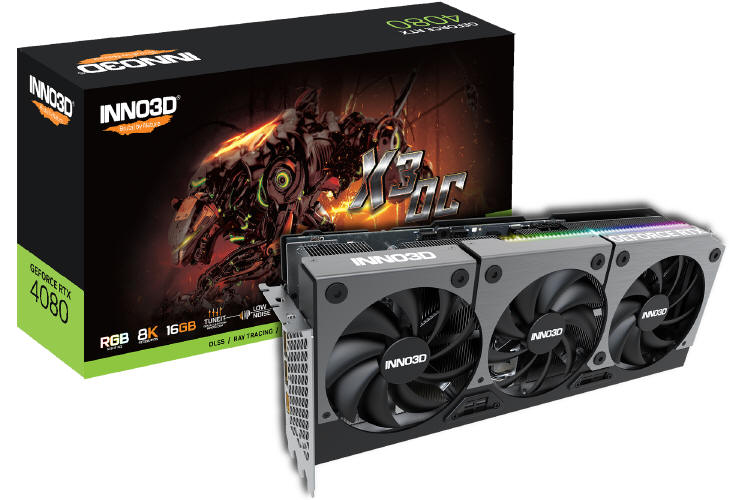 INNO3D GeForce RTX 4080 iCHILL X3