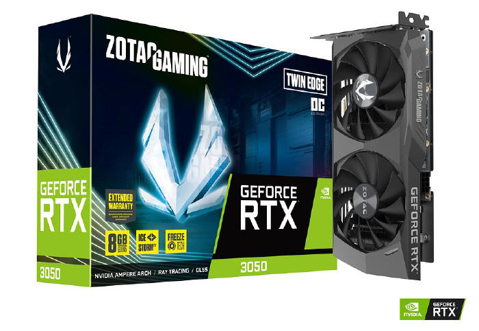 ZOTAC GAMING GeForce RTX 3050