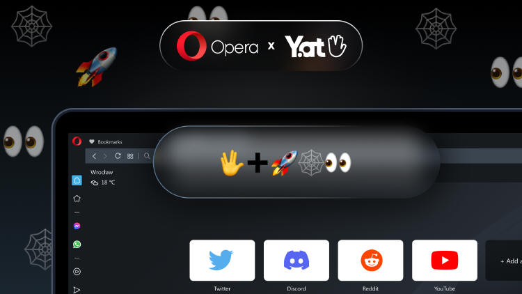 Opera - korzystanie z adresw opartych wycznie na emotikonach