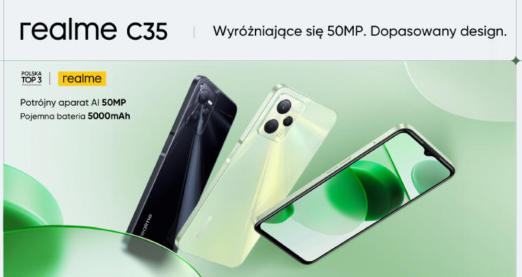 realme prezentuje swoje najnowsze smartfony - C35 i C31