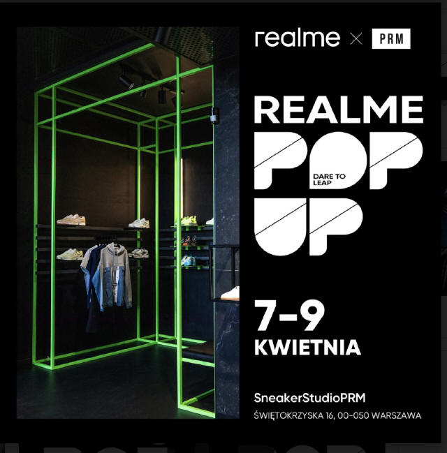 realme - odwiedź wyjątkową strefę POP-UP w Warszawie
