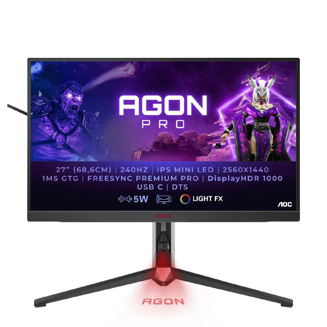 AGON by AOC AG274QZM - monitor z HDR 1000 i odwieaniem 240 Hz