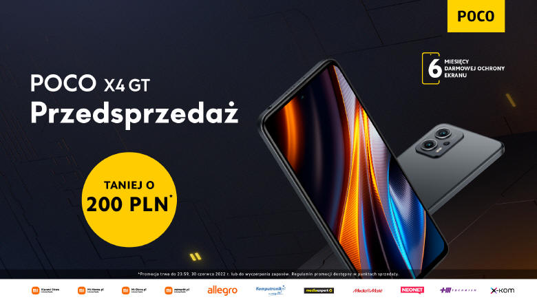 POCO F4 i POCO X4 GT już na rynku